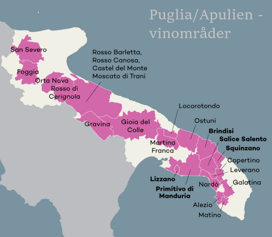 Vin fra Puglia